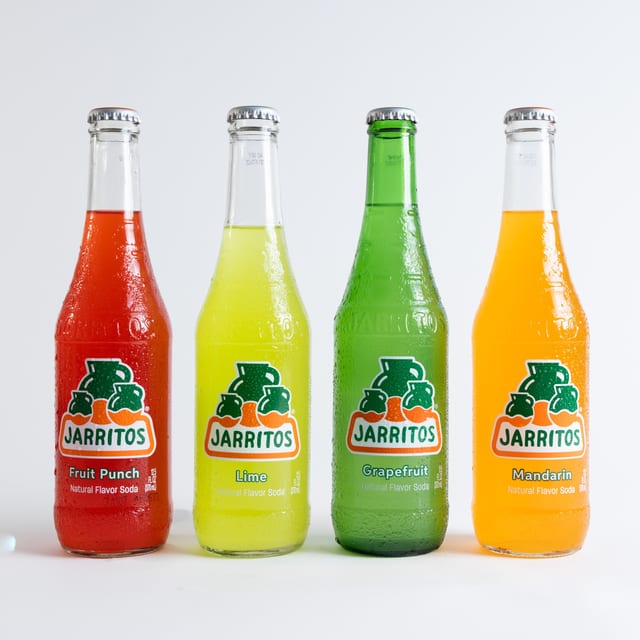Assorted Jarritos Sodas.