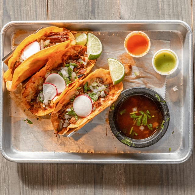 Birria Queso Tacos.