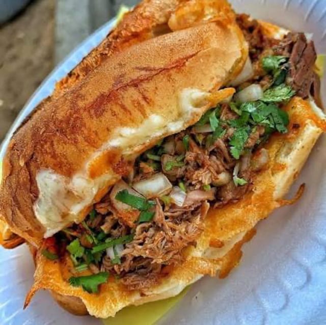 Torta Birria.